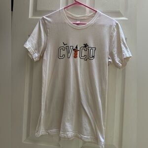CVICU Nurse Halloween Graphic Cream T-Shirt | Size Small